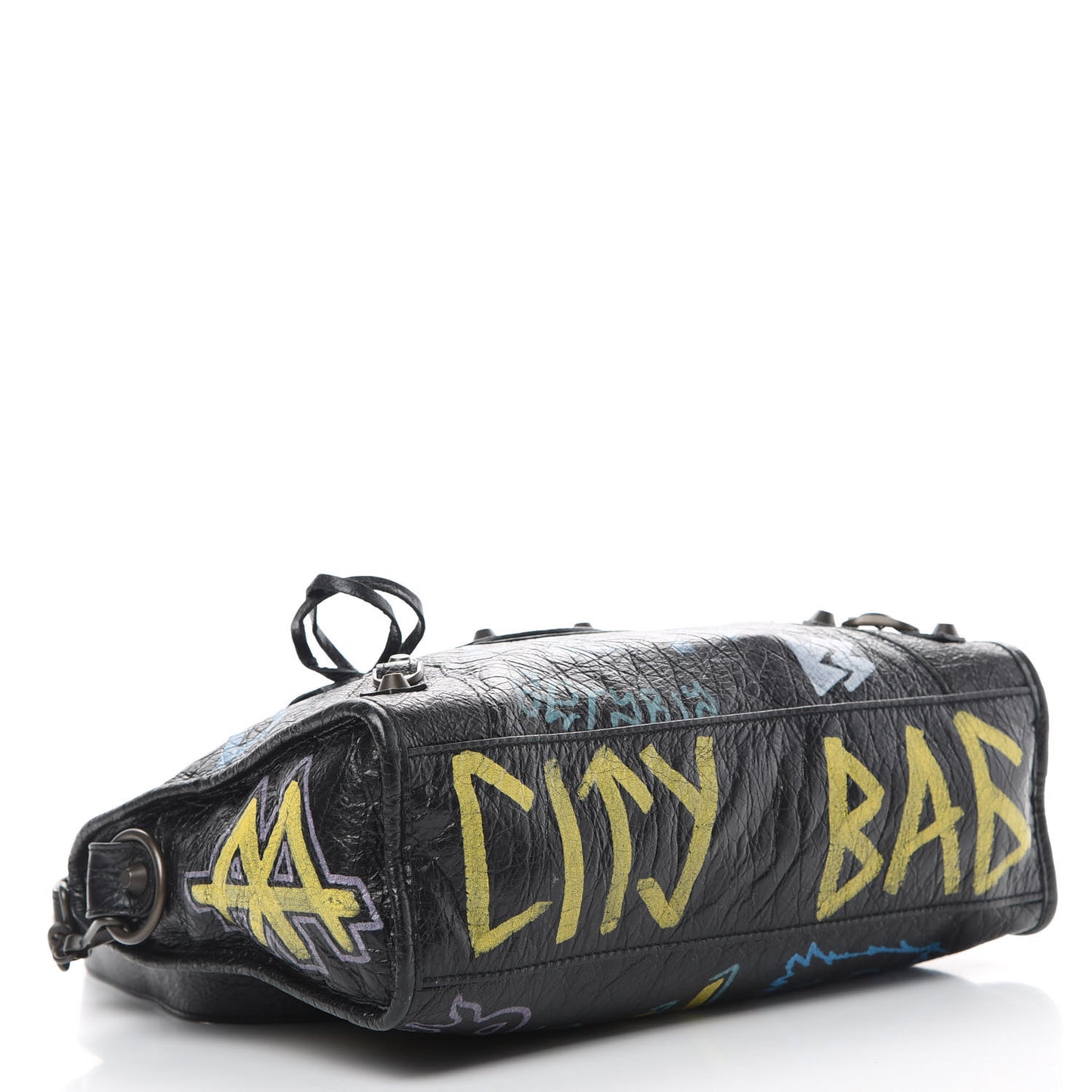 Agneau Graffiti All Over Classic Hardware S City Black Multicolor