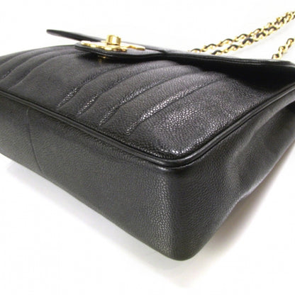 Chanel Vintage Caviar Mademoiselle JUMBO Flap Black 5 of 12