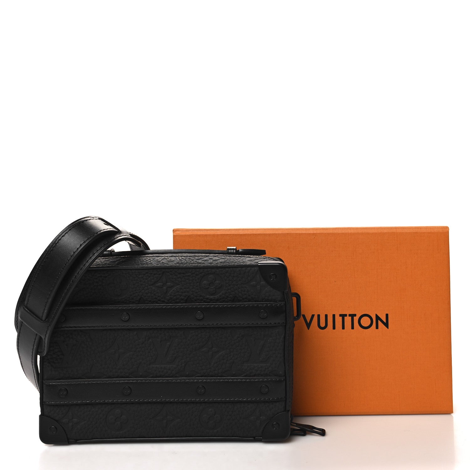 Louis Vuitton Taurillon Monogram Soft Trunk Black 10 of 10