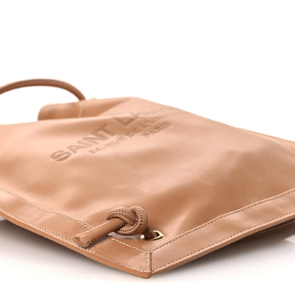 Saint Laurent Calfskin Backpack Vintage Brown 9 of 13