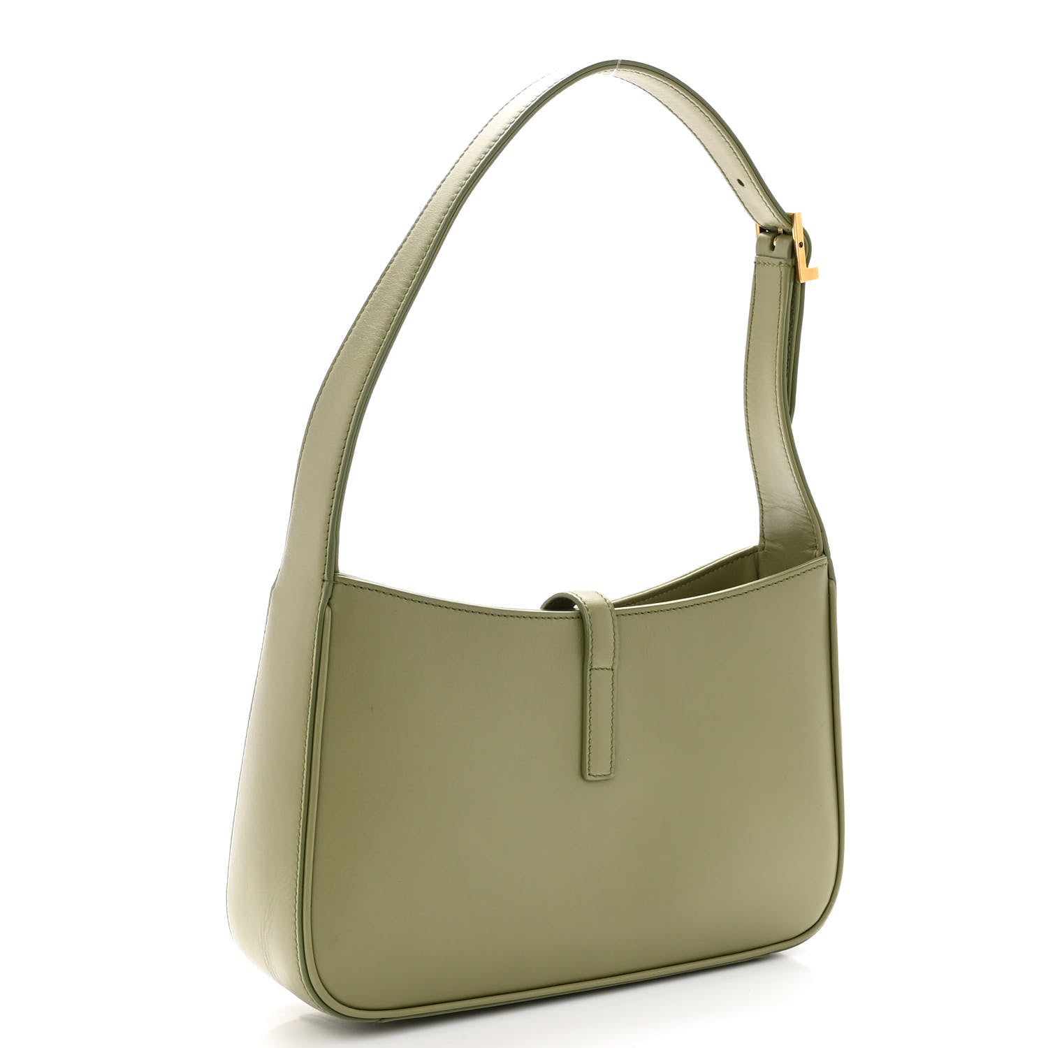 Saint Laurent Smooth Calfskin Le 5 A 7 Hobo Pistache 3 of 9