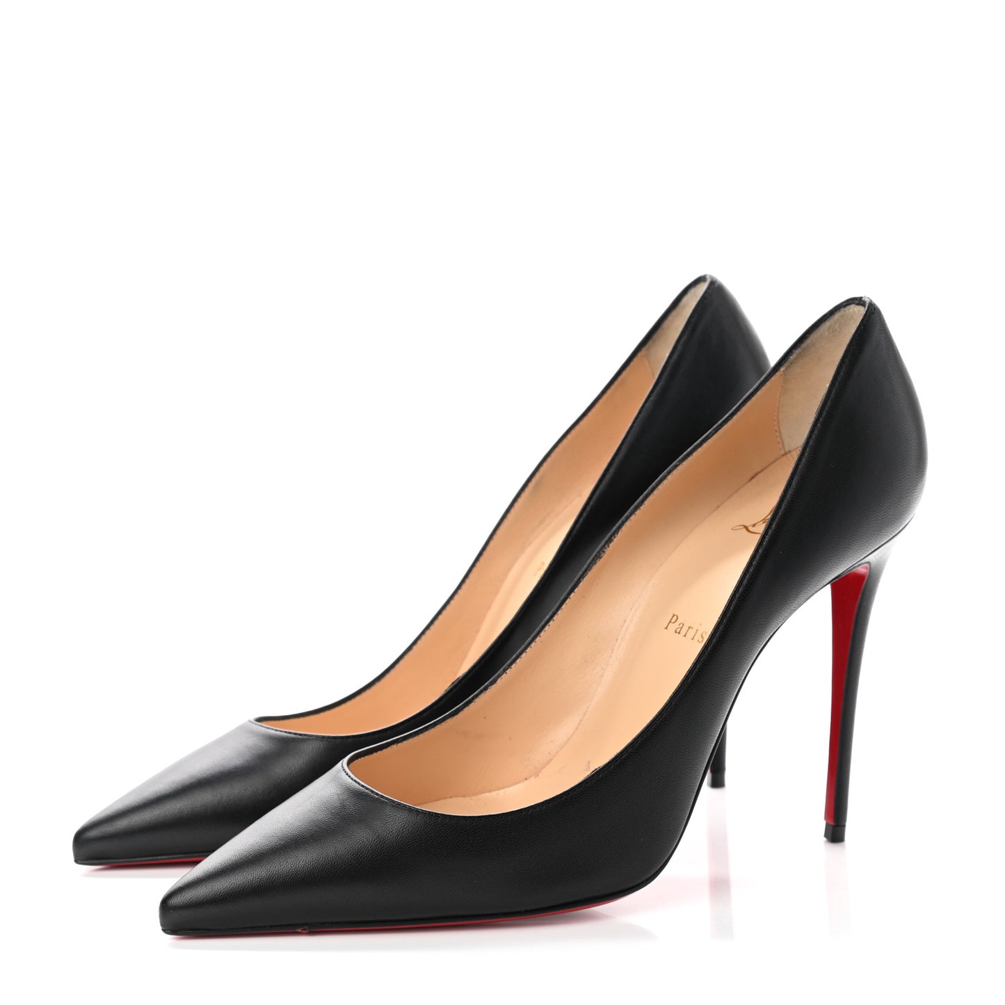 Shiny Nappa Kate 100 Pumps 40.5 Black