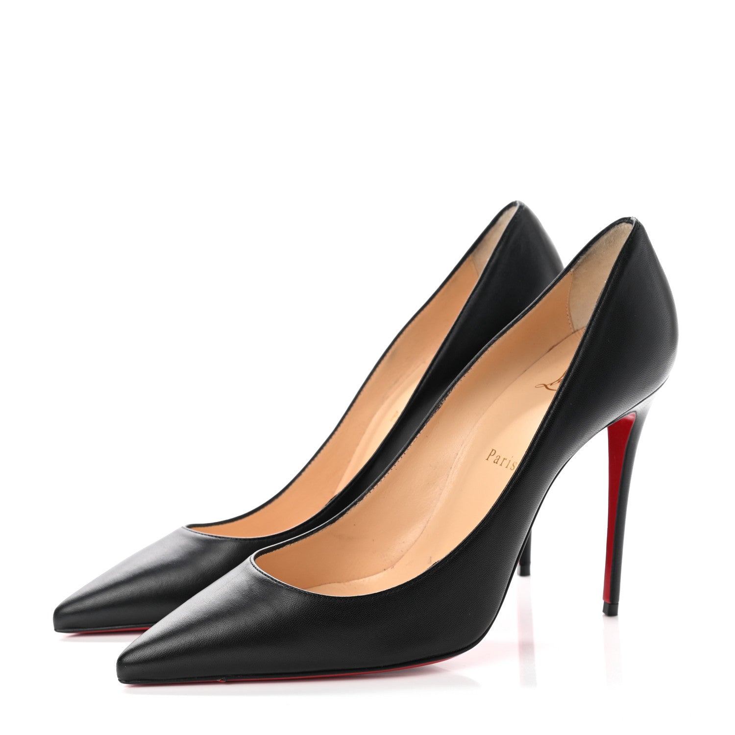 Christian Louboutin Shiny Nappa Kate 100 Pumps 40.5 Black 3 of 10