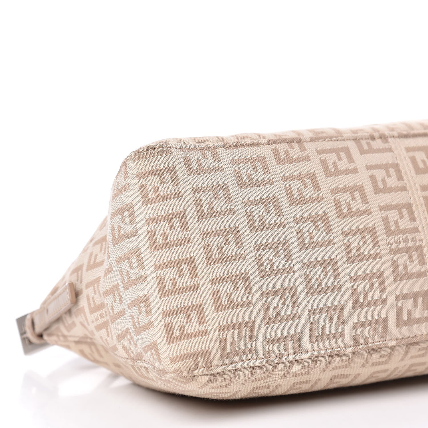 Fendi Zucchino Cuoio Pochette Beige Tortora Pietra 5 of 12