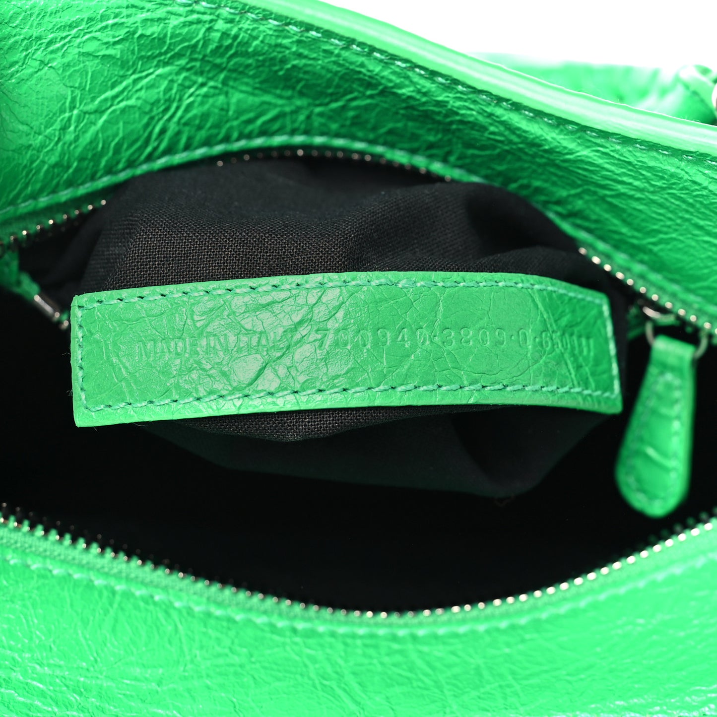 Agneau Arena Neo Cagole Handbag XS Kelly Green