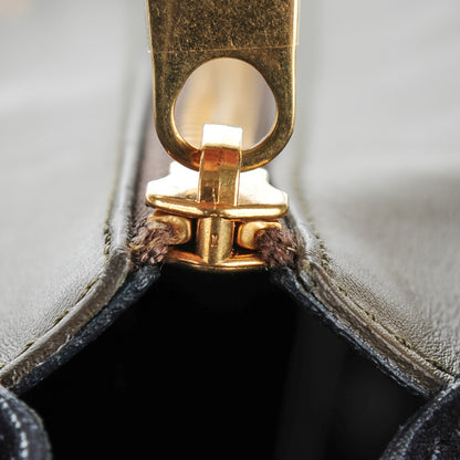 Celine Velluto Calfskin Suede Medium Tri-Color Trapeze 8 of 8