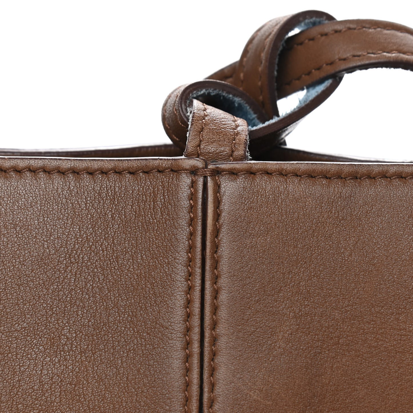 Calfskin Medium Tri-Fold Bag Taupe