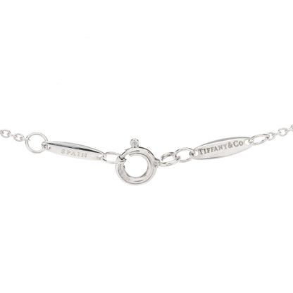 Tiffany Sterling Silver Diamond .05ct Elsa Peretti Diamonds by the Yard Pendant Necklace 3 of 3