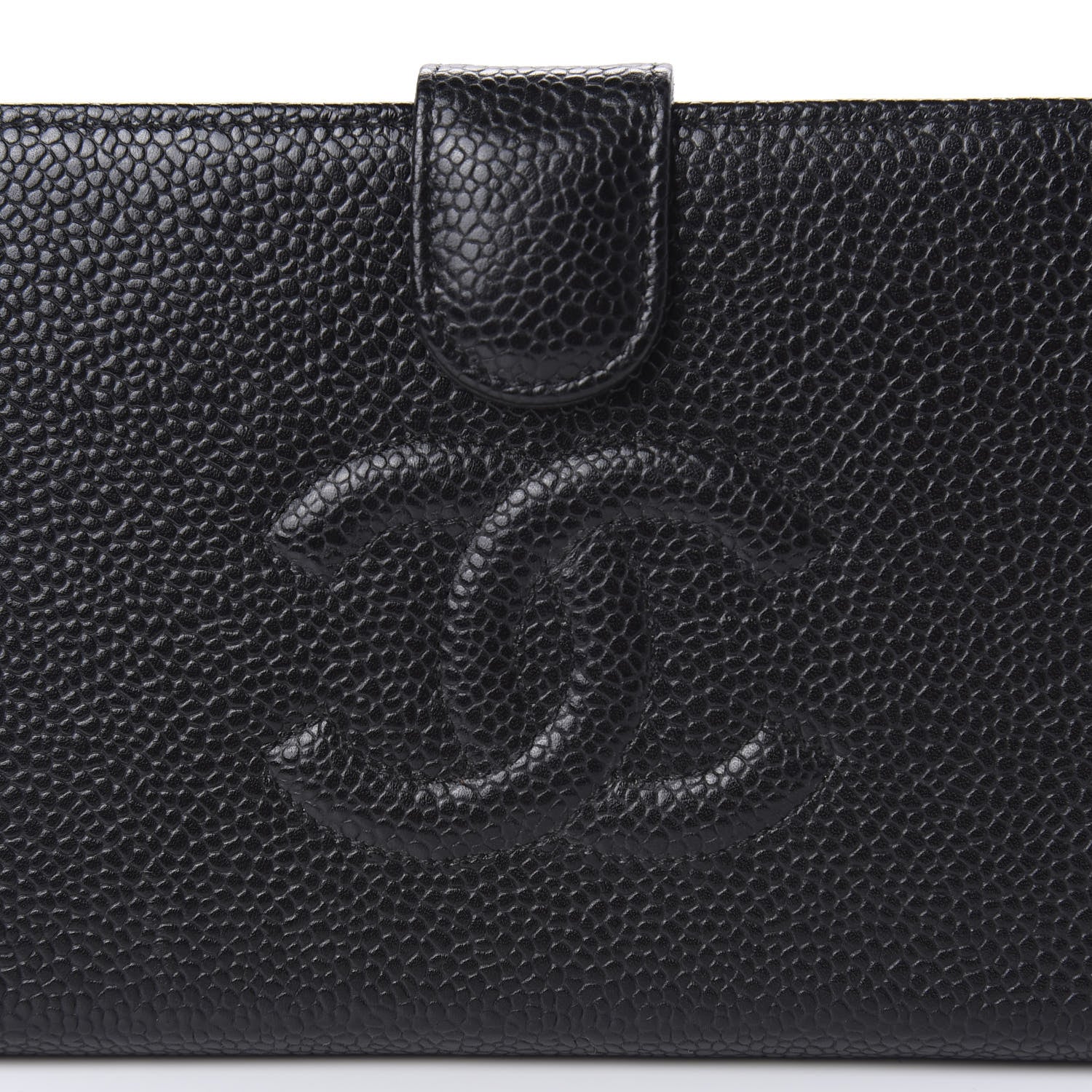 Chanel Caviar Timeless CC French Wallet Black 10 of 10