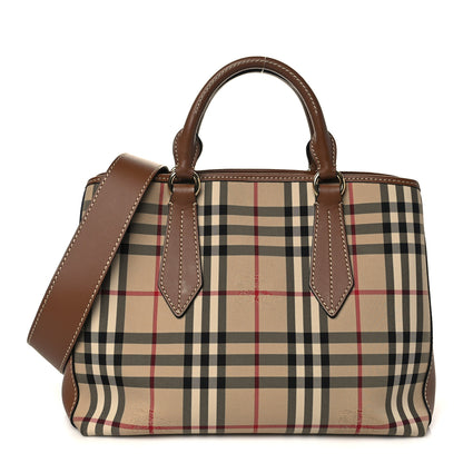 Burberry Horseferry Check Medium Ballingdon Tote Honey Tan 1 of 7