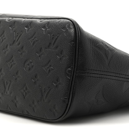 Louis Vuitton Empreinte Monogram Giant Neverfull MM Black 9 of 12