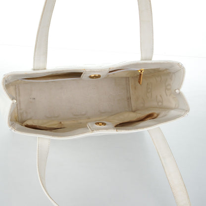 Chanel Patent CC Tote White 5 of 21