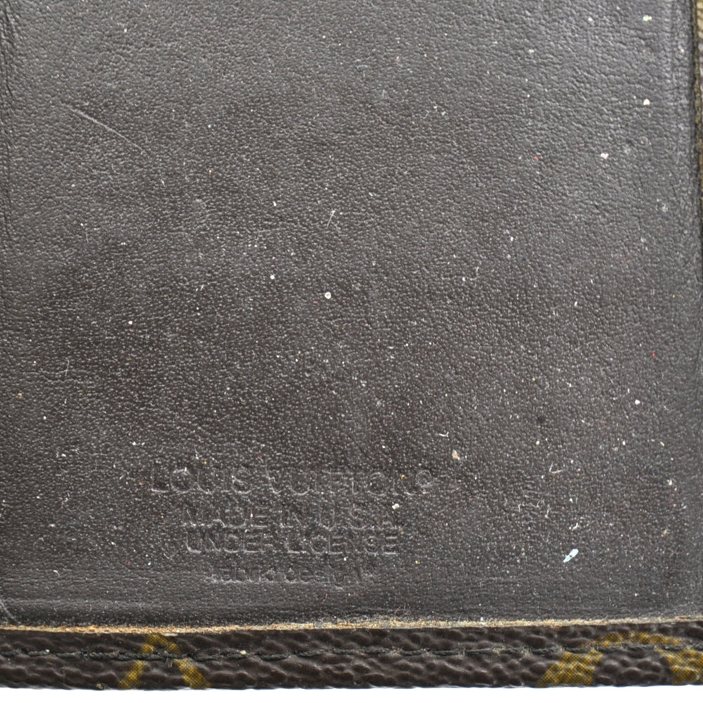Monogram Pocket Agenda Cover Wallet