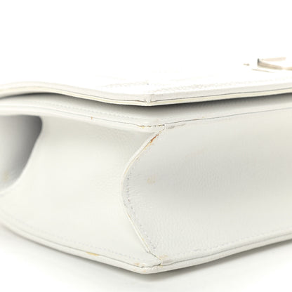 Christian Dior Grained Calfskin Small Diorama Flap Bag Off White 6 of 14