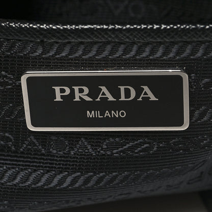 Prada Tessuto Nylon Saffiano Tote Black 6 of 9