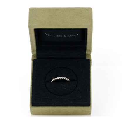 Van Cleef & Arpels 18K White Gold Medium Perlee Ring 49 5 5 of 5