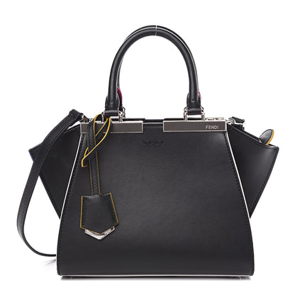 Fendi Vitello Dolce Mini 3Jours Tote Black 1 of 10