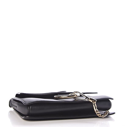 Chloe Suede Calfskin Small Faye Shoulder Bag Black 4 of 9