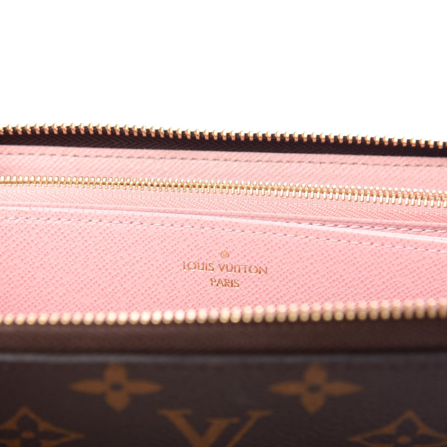 Monogram Zippy Wallet Rose Ballerine