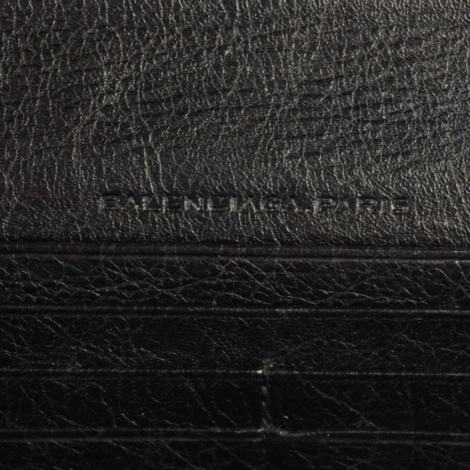 Balenciaga Agneau Giant 12 Gold Hardware Money Wallet Black 6 of 6