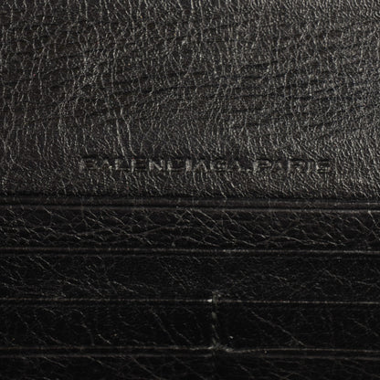 Balenciaga Agneau Giant 12 Gold Hardware Money Wallet Black 6 of 6