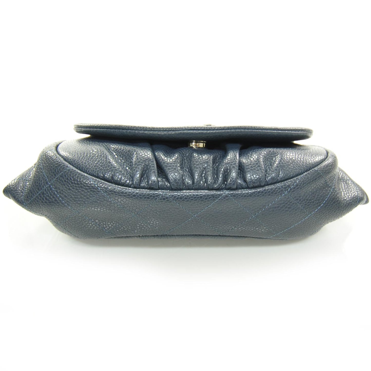 Caviar Half Moon Wallet On Chain Navy