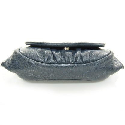 Chanel Caviar Half Moon Wallet On Chain Navy 4 of 11