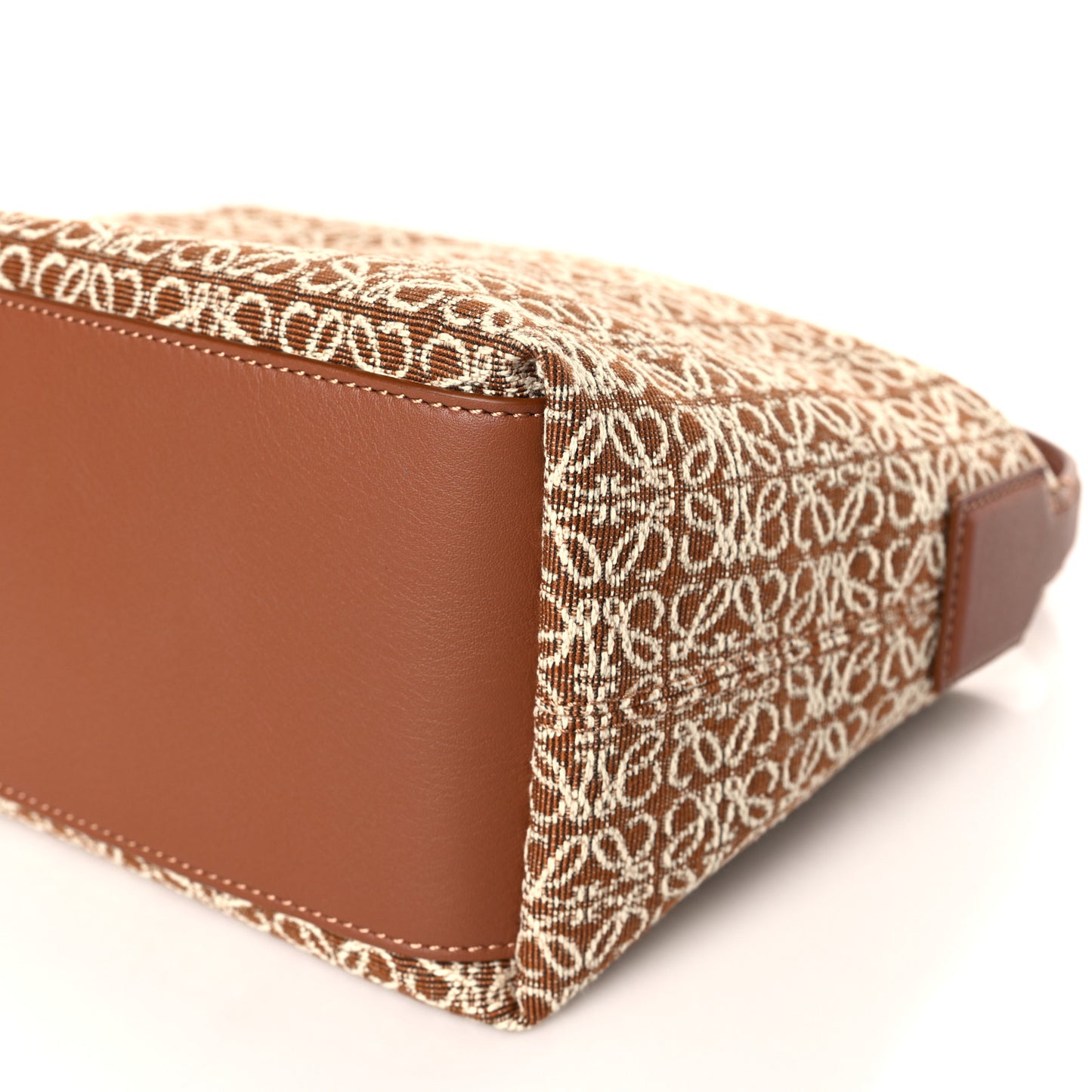 Jacquard Anagram Calfskin Small Cubi Bag Tan Pecan