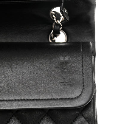 Chanel Lambskin Quilted Medium Double Flap Black 20 of 25