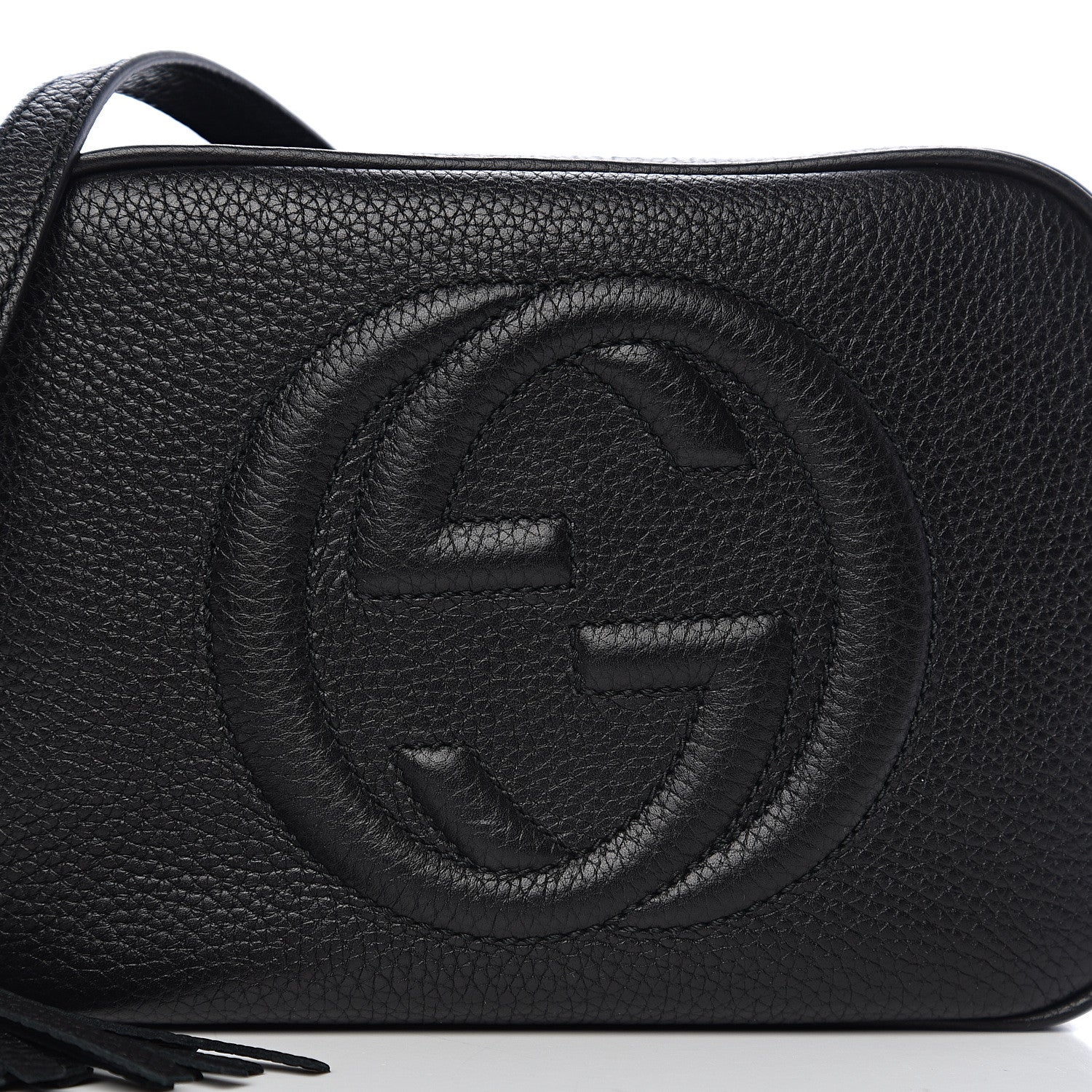 Gucci Pebbled Calfskin Small Soho Disco Bag Black 9 of 9