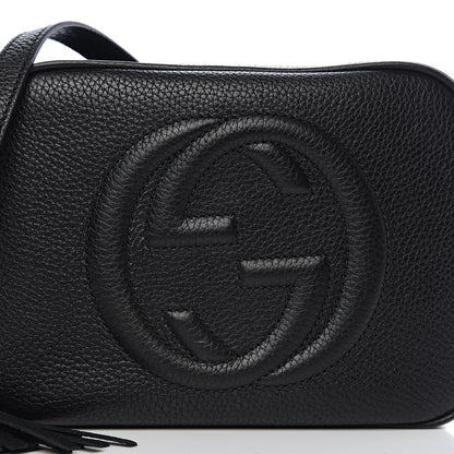 Gucci Pebbled Calfskin Small Soho Disco Bag Black 9 of 9