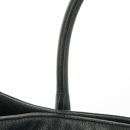 Chanel Calfskin Cerf Executive Shopper Tote Black 15 of 18