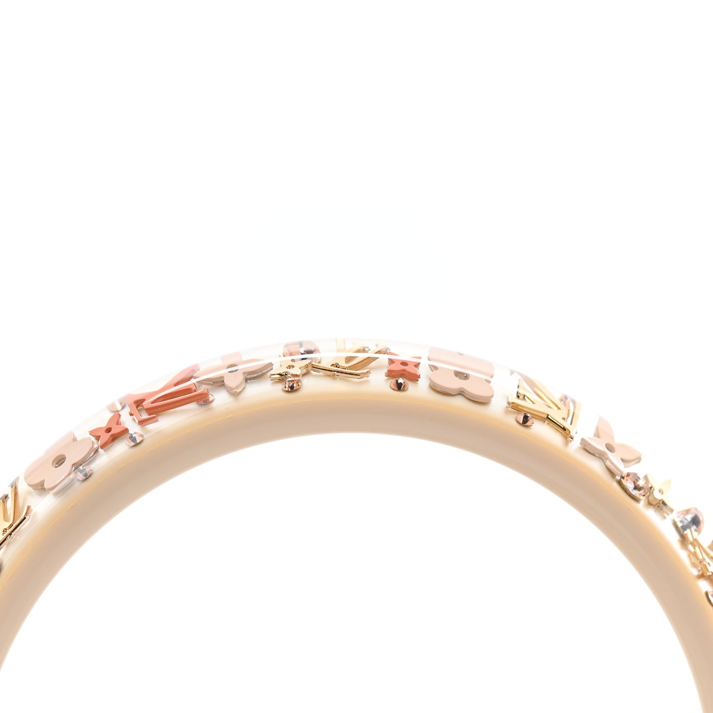 Resin Swarovski Medium Inclusion Bracelet PM Nacre