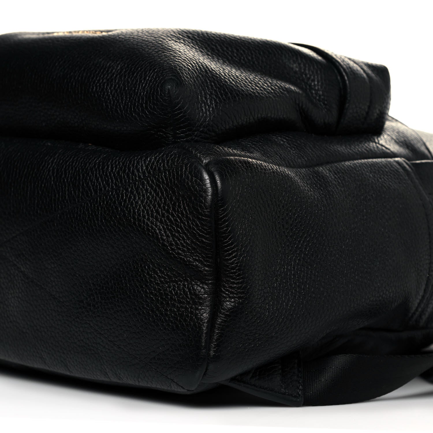 Marc Jacobs Pebbled Calfskin Varsity Backpack Black 9 of 11