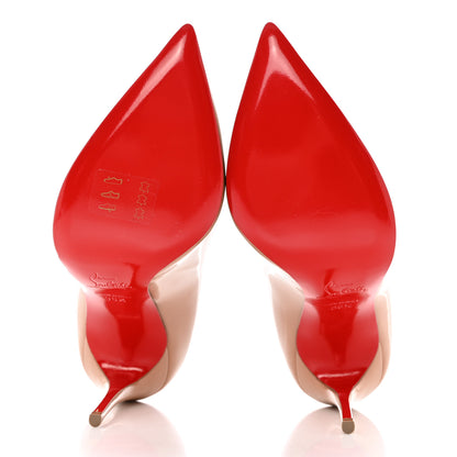 Christian Louboutin Patent Pigalle Follies 100 Pumps 36.5 Nude 5 of 10