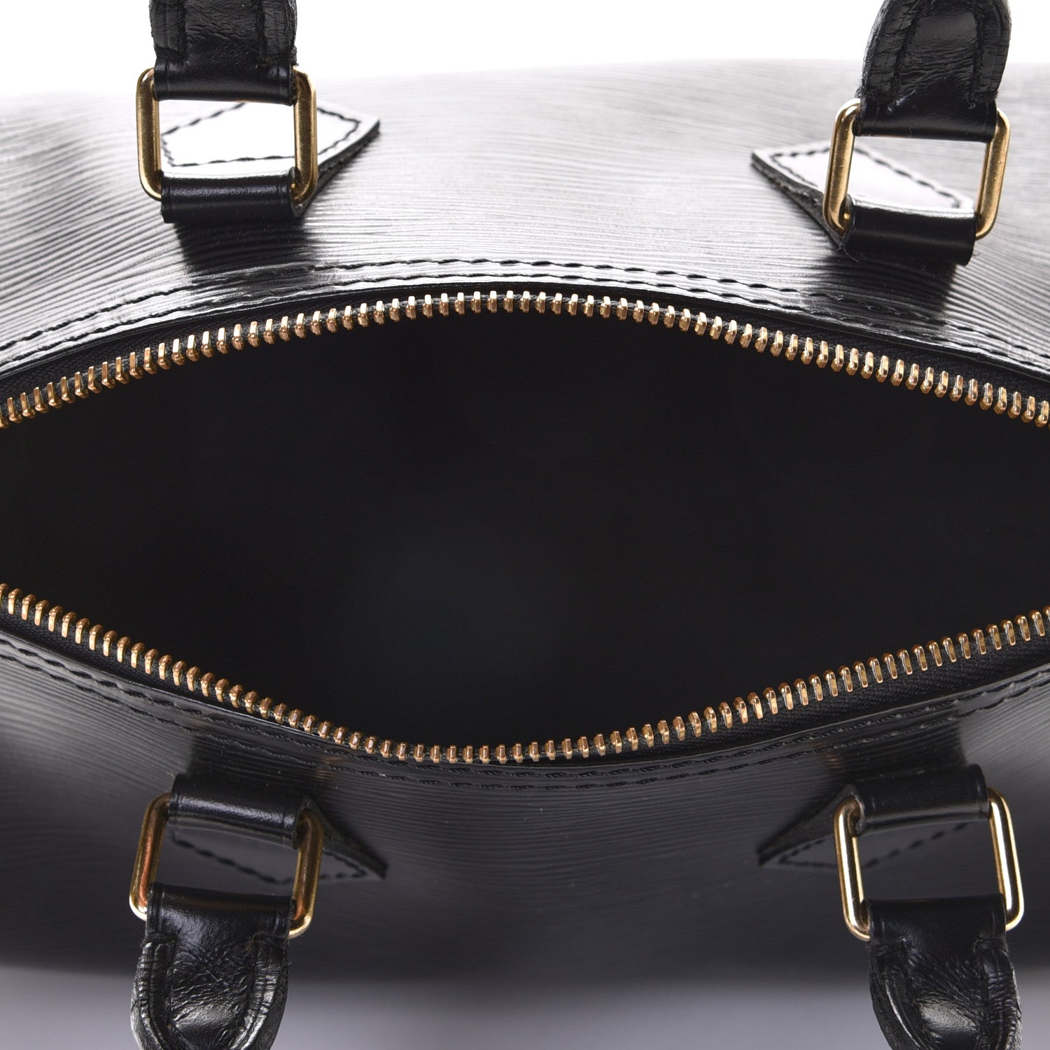 Louis Vuitton Epi Speedy 25 Black 5 of 10