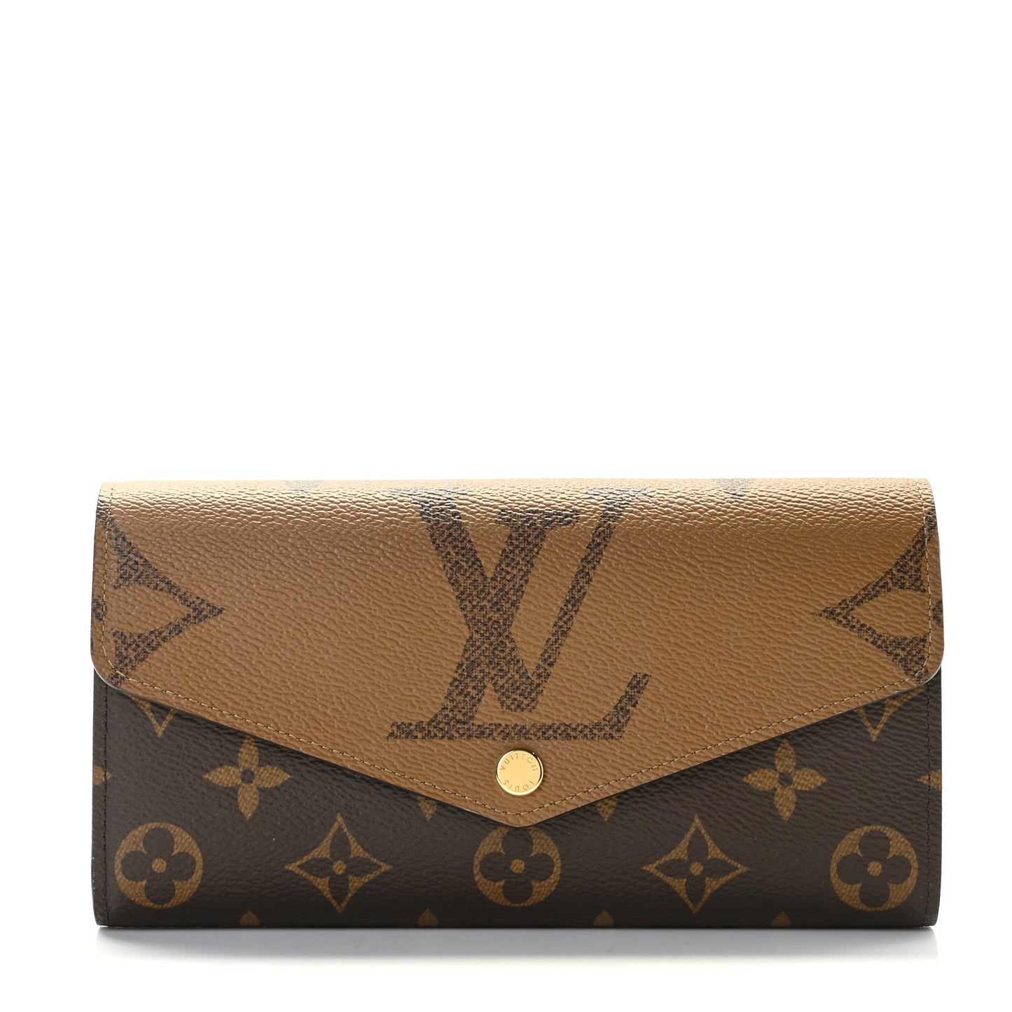 Reverse Monogram Giant Sarah Wallet