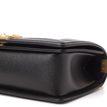 Chanel Caviar Quilted Medium Boy Flap Black 7 of 11
