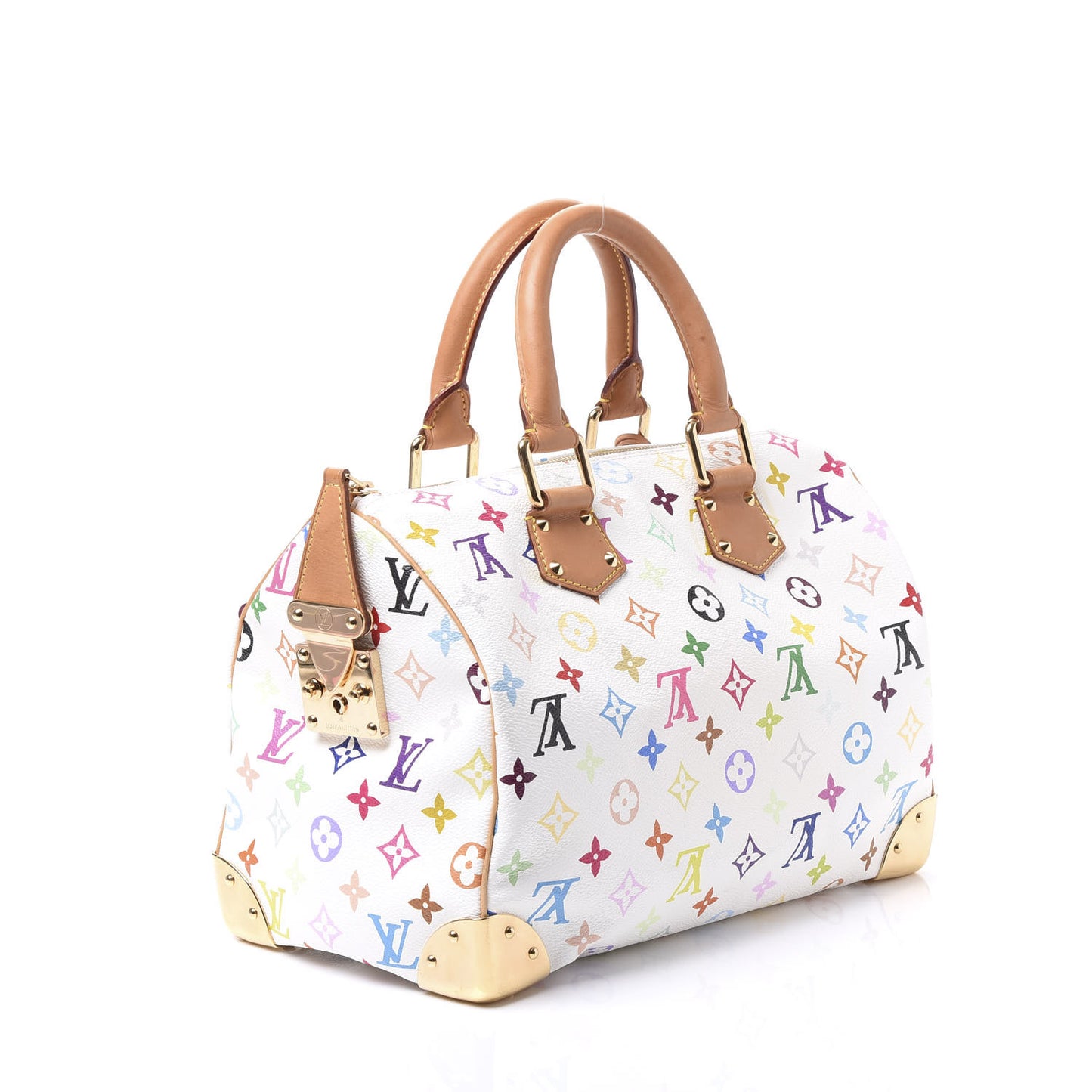 Monogram Multicolor Speedy 30 White