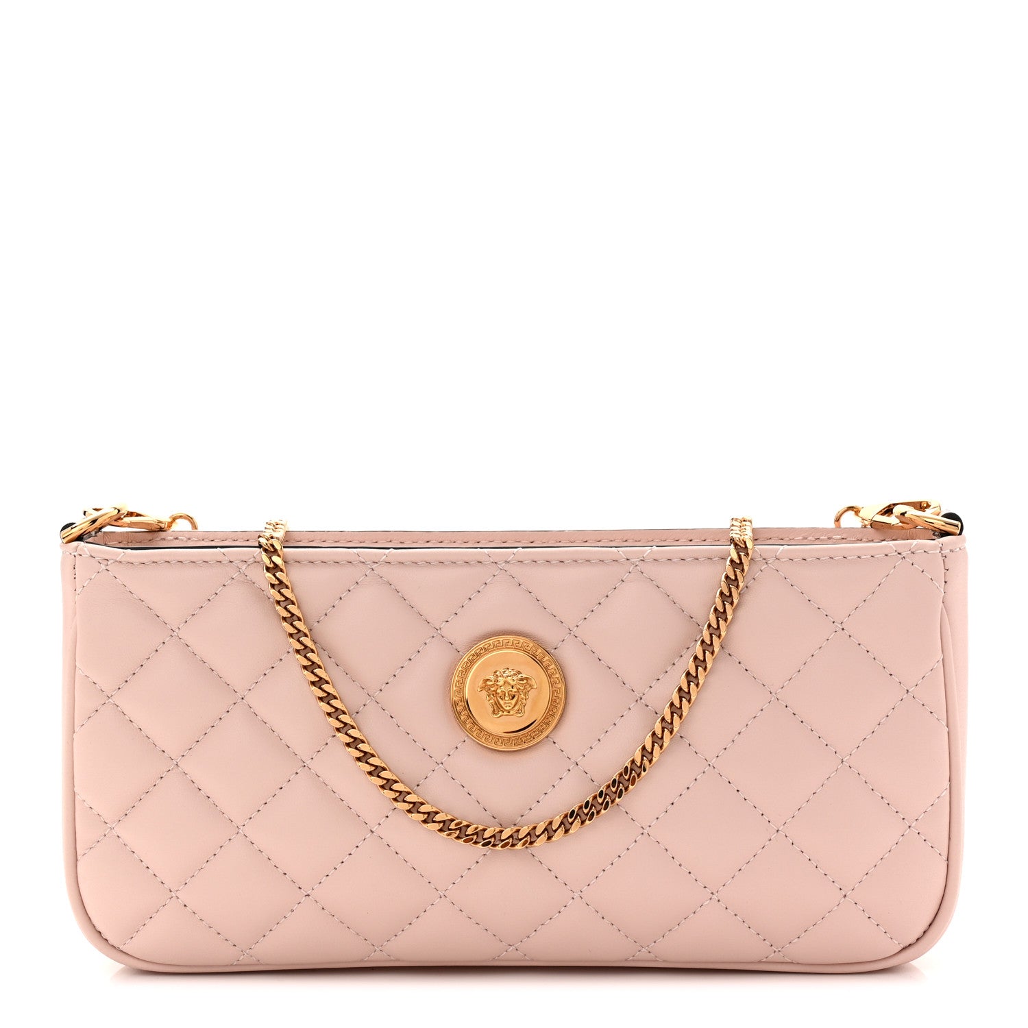 Versace Nappa Quilted La Medusa Crossbody Light Pink 1 of 9