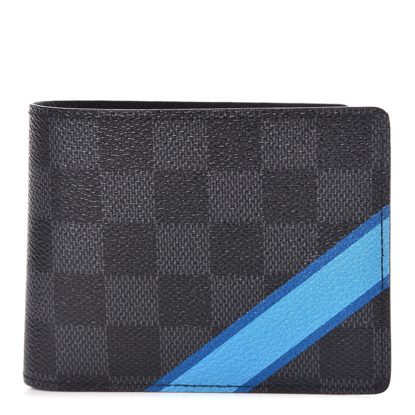 Damier Graphite My LV Heritage Multiple Wallet Blue De France Blue Clair