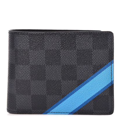 Louis Vuitton Damier Graphite My LV Heritage Multiple Wallet Blue De France Blue Clair 1 of 7