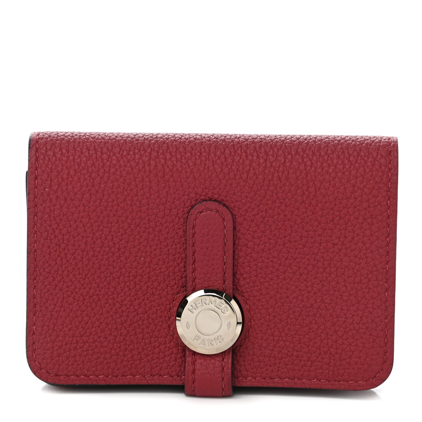 Togo Dogon Card Case Rouge Grenat