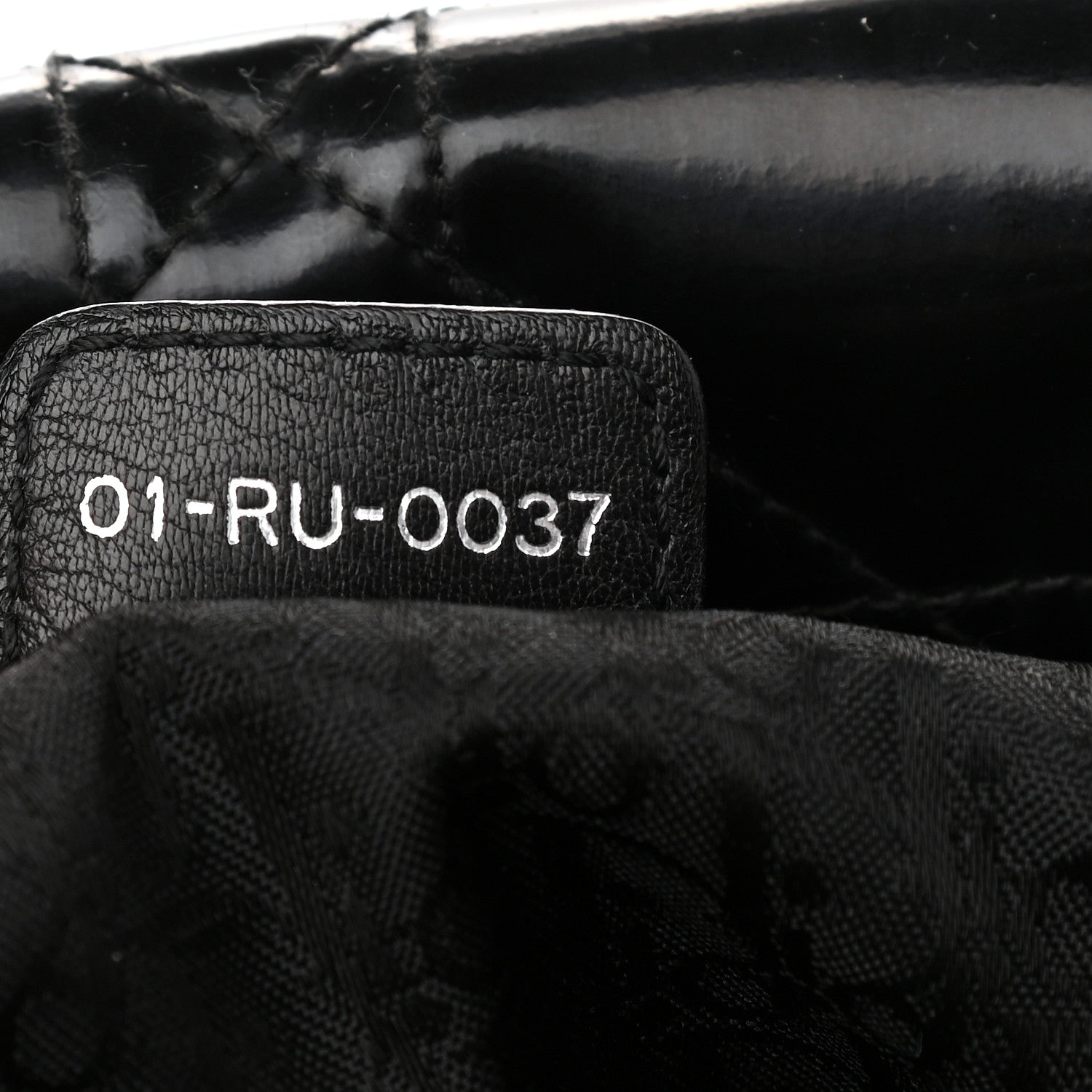 Christian Dior Vinyl Cannage Duffle Black 7 of 11