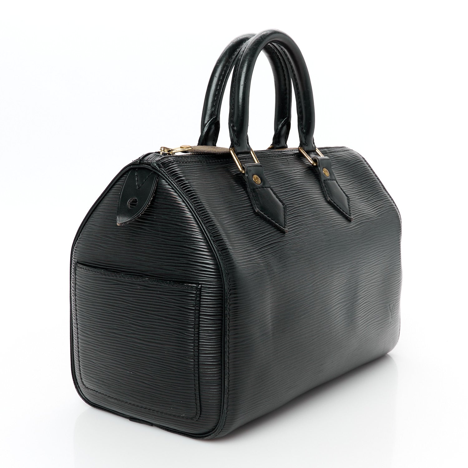 Louis Vuitton Epi Speedy 25 Black 3 of 13