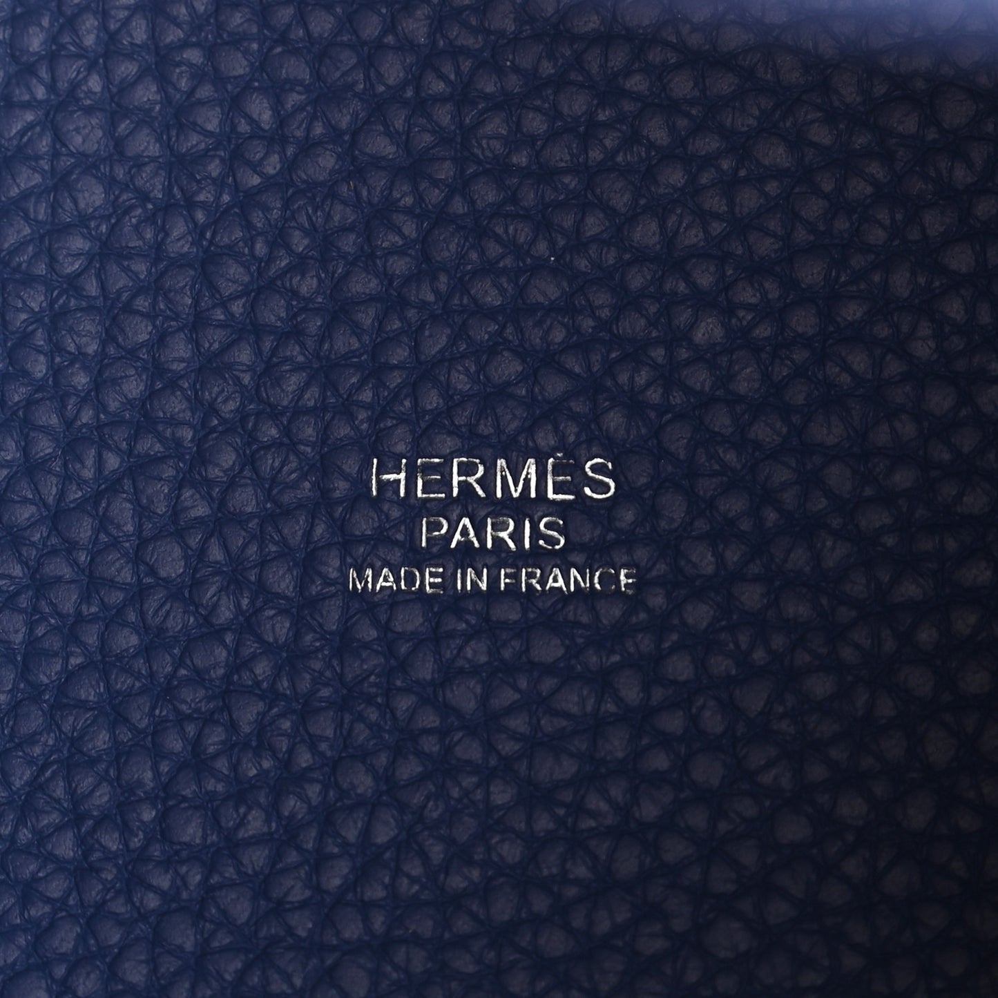 Taurillon Clemence Swift Eclat Picotin Lock 18 PM Bleu Brighton Capucine