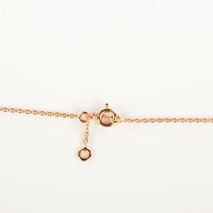 Hermes 18K Rose Gold Diamond Medor Pendant Necklace 4 of 7