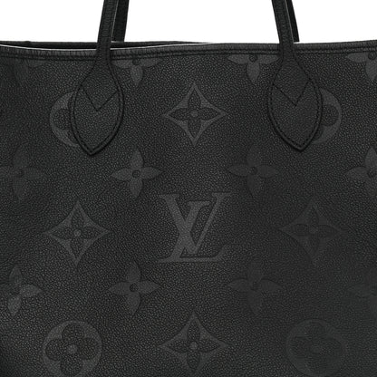 Louis Vuitton Empreinte Monogram Giant Neverfull MM Black 8 of 12