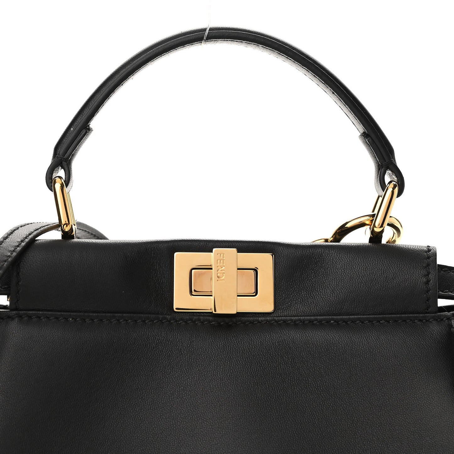 Nappa Mini Peekaboo Iconic Satchel Black