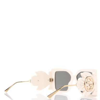 Gucci Acetate Square Frame Wing Sunglasses GG0535S Ivory 4 of 7